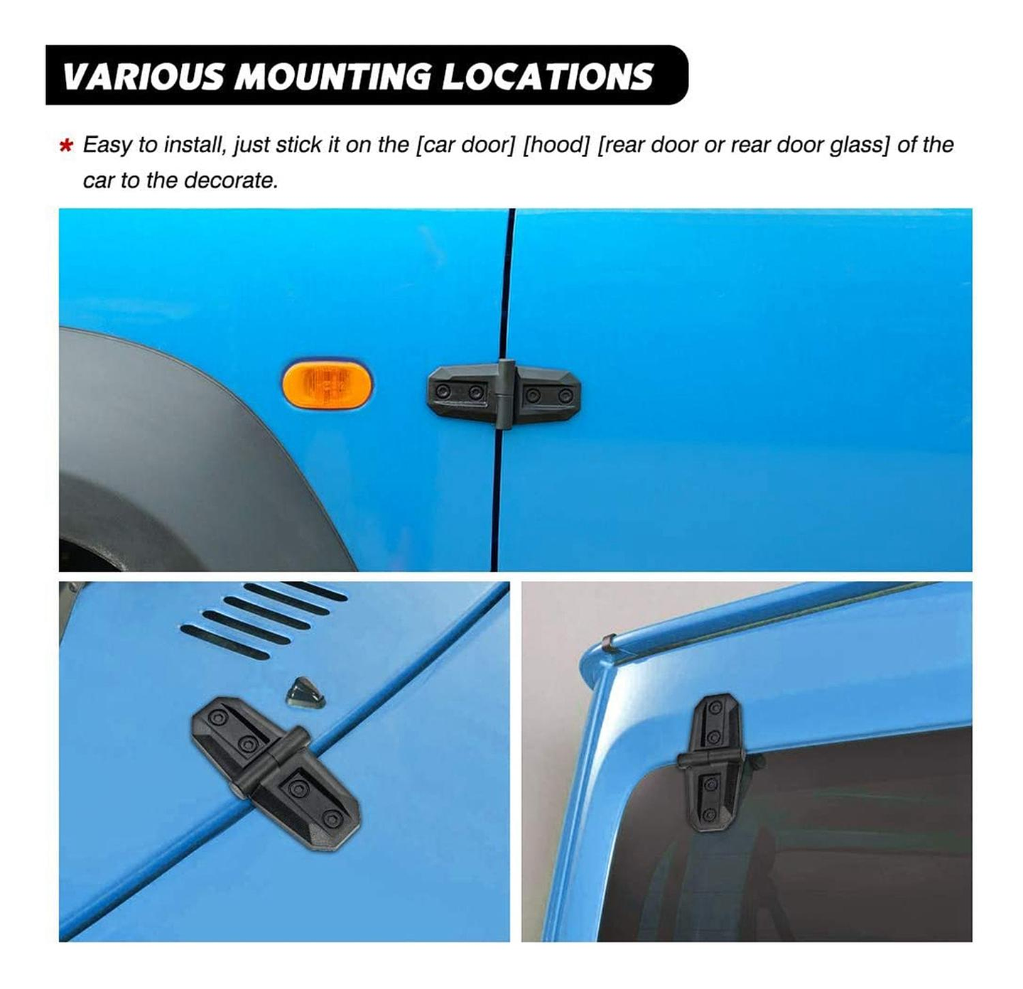 2 Fundas De Bisagra Para Suzuki Jimny 19-25 Accesorio 5