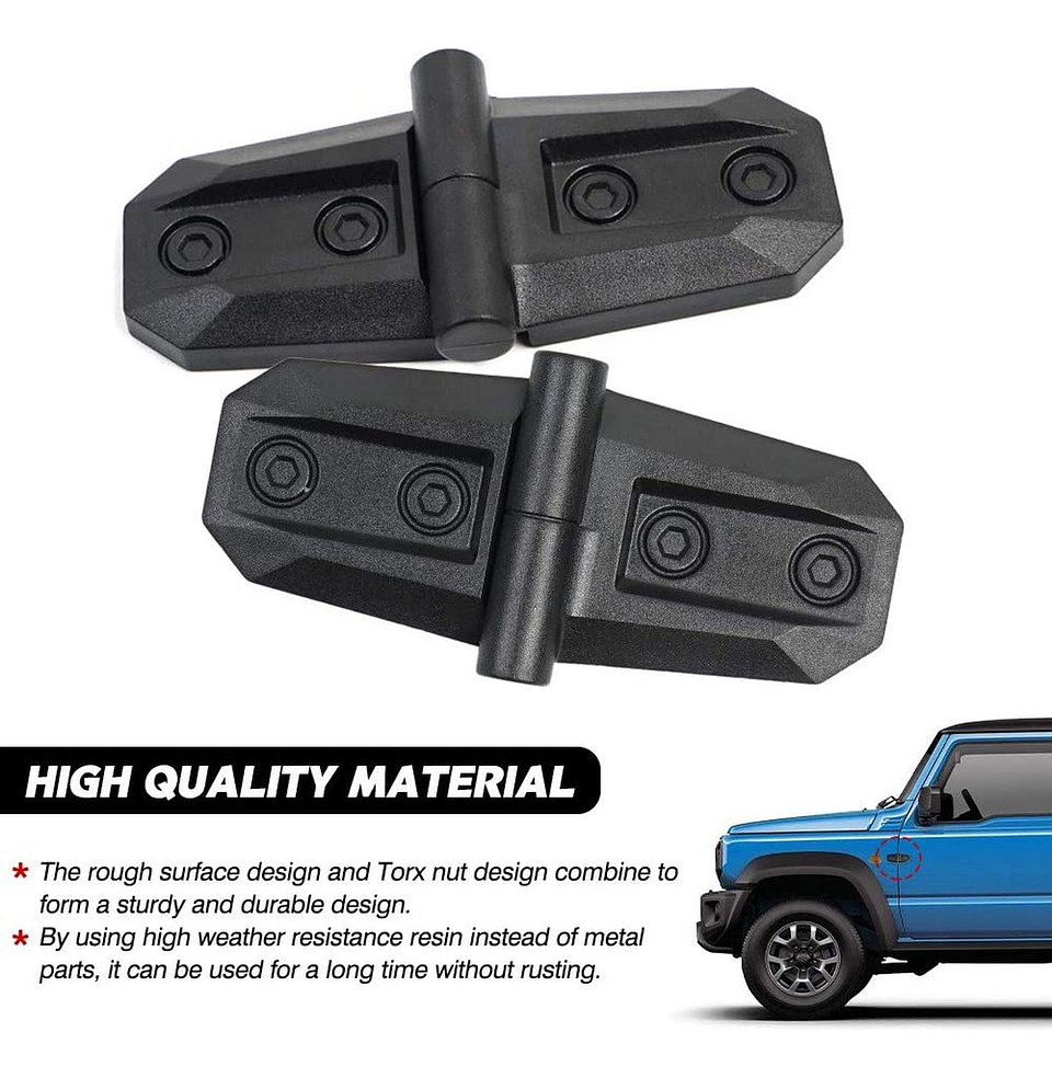 2 Fundas De Bisagra Para Suzuki Jimny 19-25 Accesorio 6