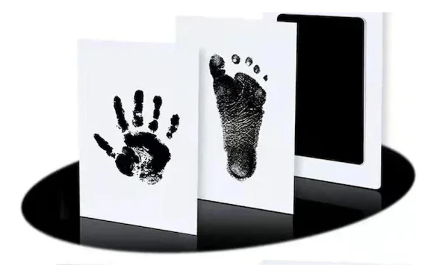 Kit Huellas Para El Recuerdo Bebes Y Mascotas Negro 1