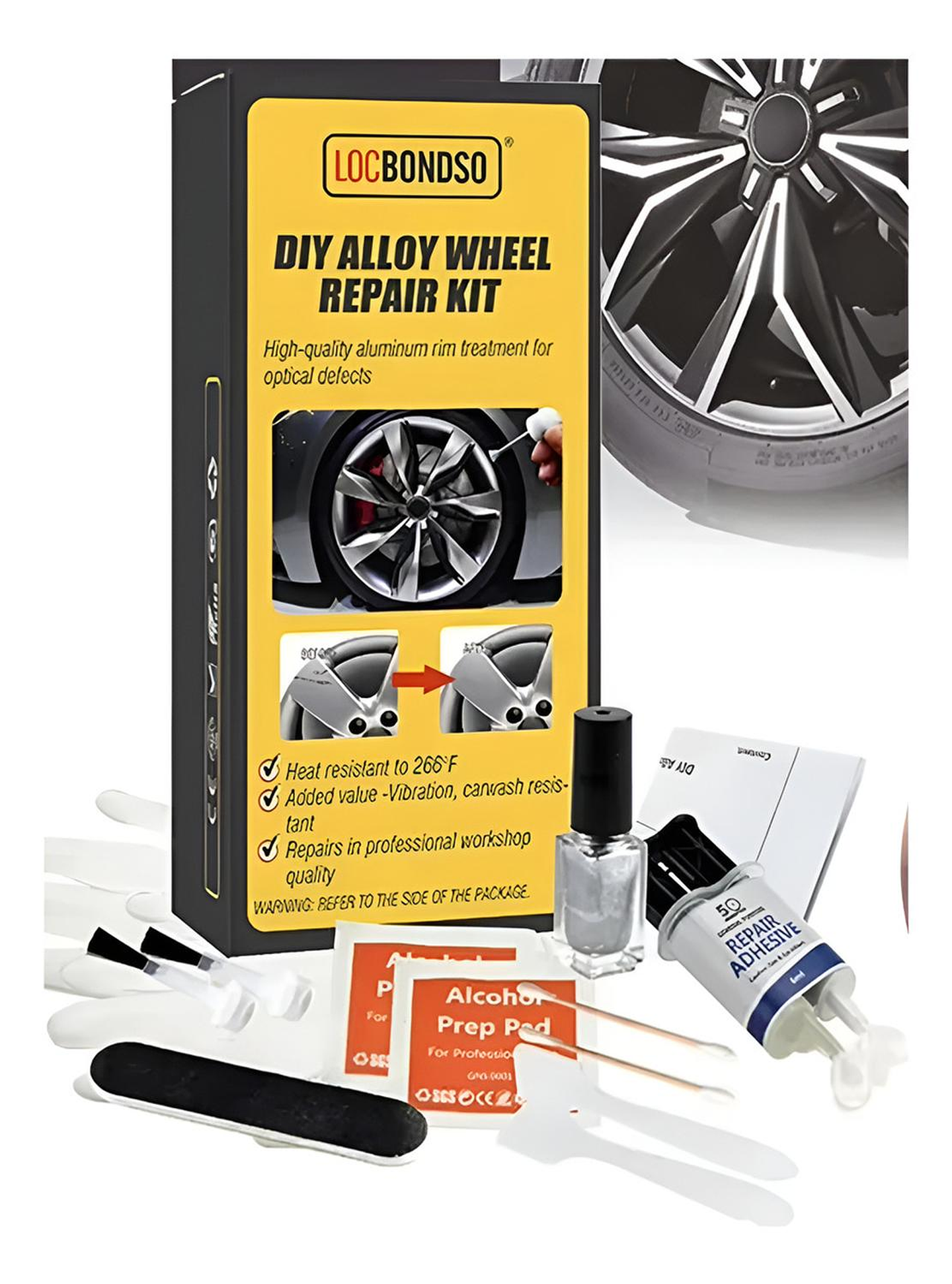 Kit Quitar Remover Rayones Raspones Llantas De Auto 2