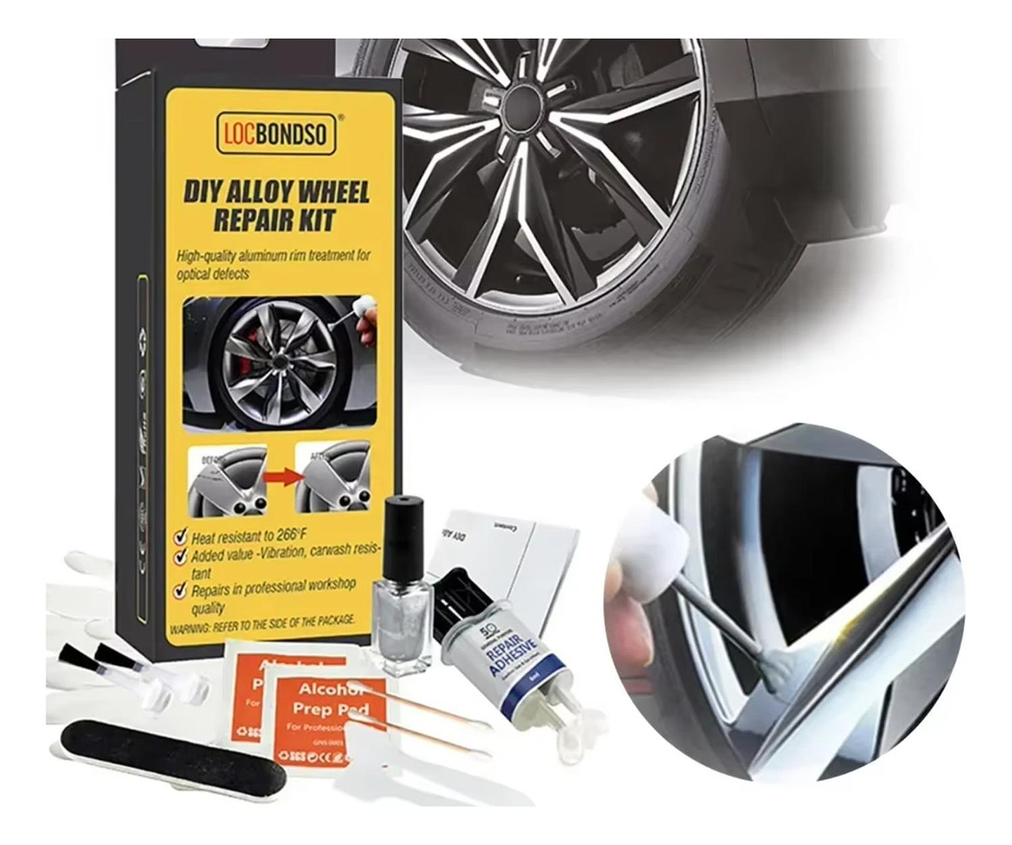 Kit Quitar Remover Rayones Raspones Llantas De Auto 4