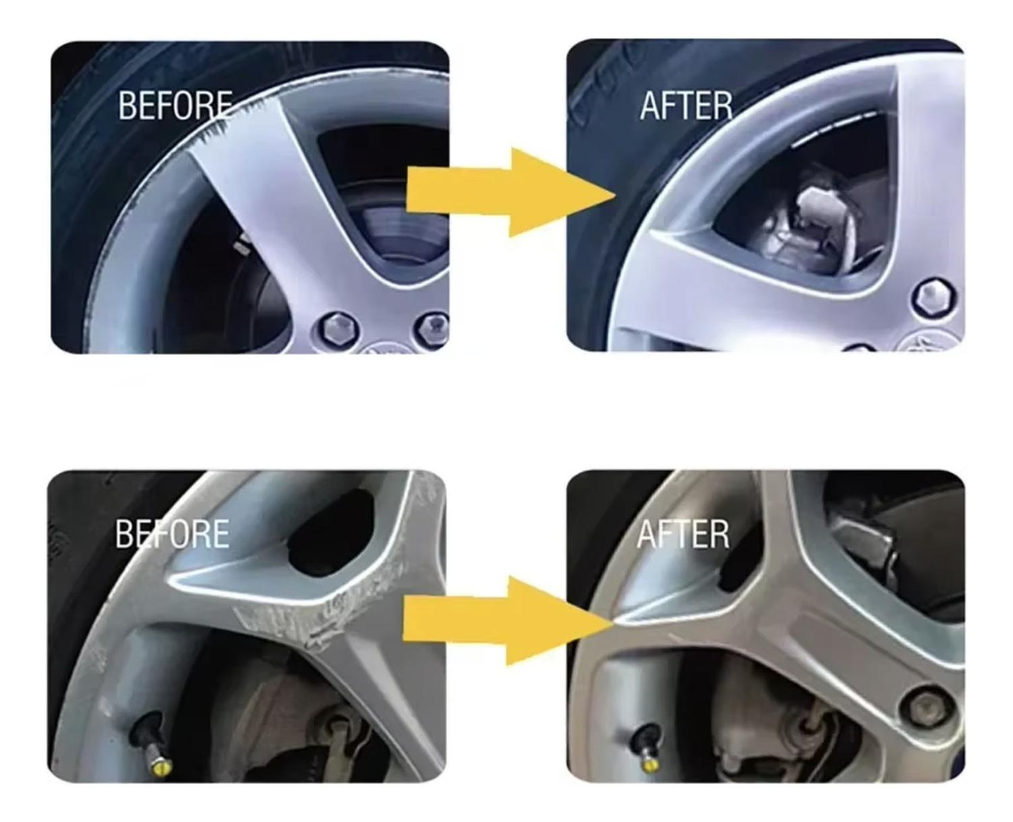 Kit Quitar Remover Rayones Raspones Llantas De Auto 7