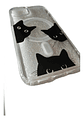 Carcasa Para iPhone Gatitos Gato Asomado Modelos Diseño Transparente iPhone 13. - 14 - 15 - Miniatura 4