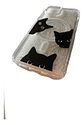 Carcasa Para iPhone Gatitos Gato Asomado Modelos Diseño Transparente iPhone 13. - 14 - 15 - Miniatura 5