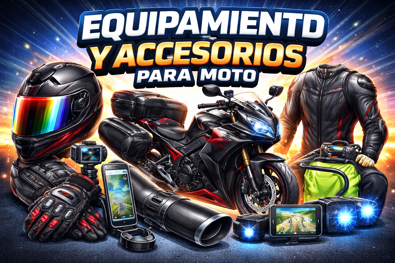 Equipamiento y Accesorios para Moto