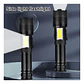 Linterna Led Tactica Recargable Zoom Alcance - Miniatura 4