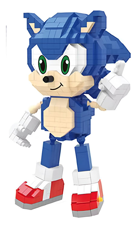 Figura Lego Sonic Armable Coleccion Sin Caja