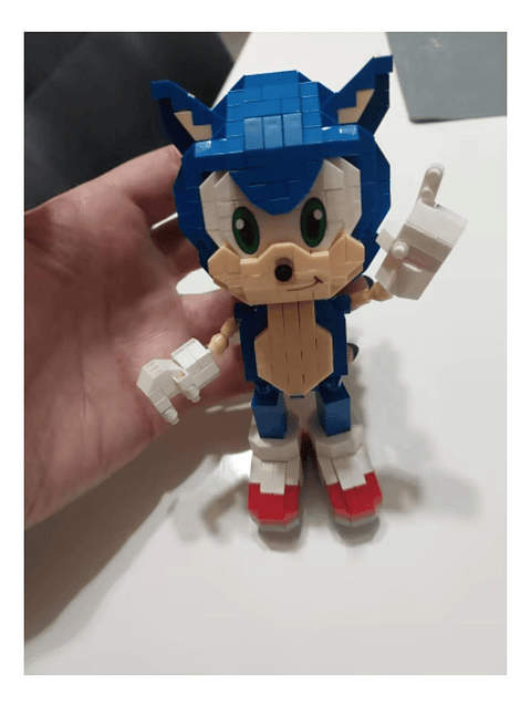 Figura Lego Sonic Armable Coleccion Sin Caja