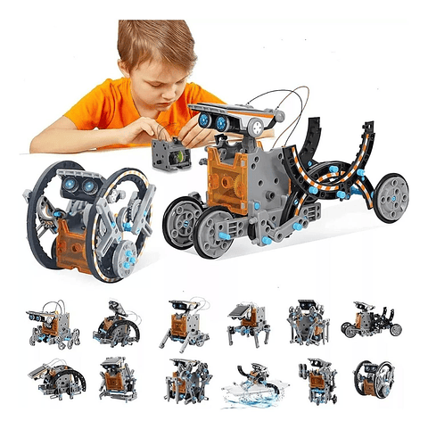Kit De Juguete Educativo De Robot Solar Para Niños