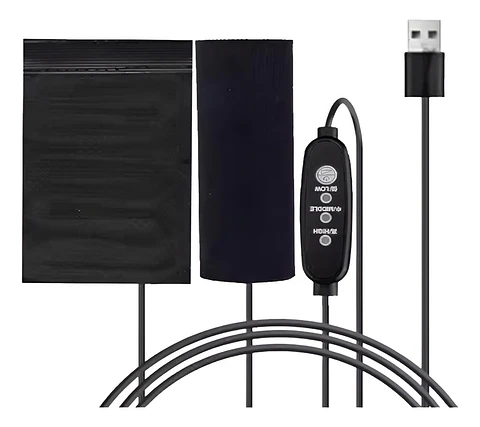 Cubierta De Mango Calefactable Para Motocicleta Negro