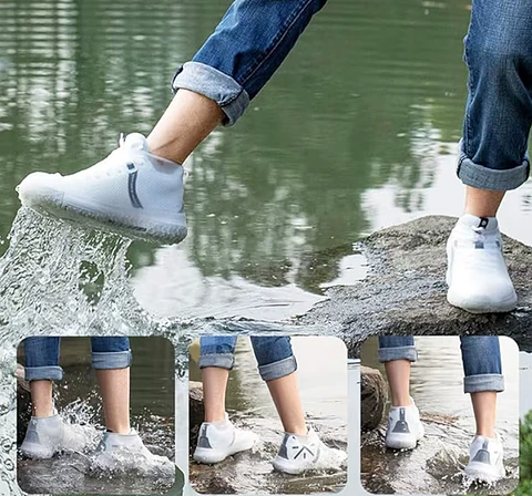 protector zapatilla zapato para lluvia agua lavado de auto