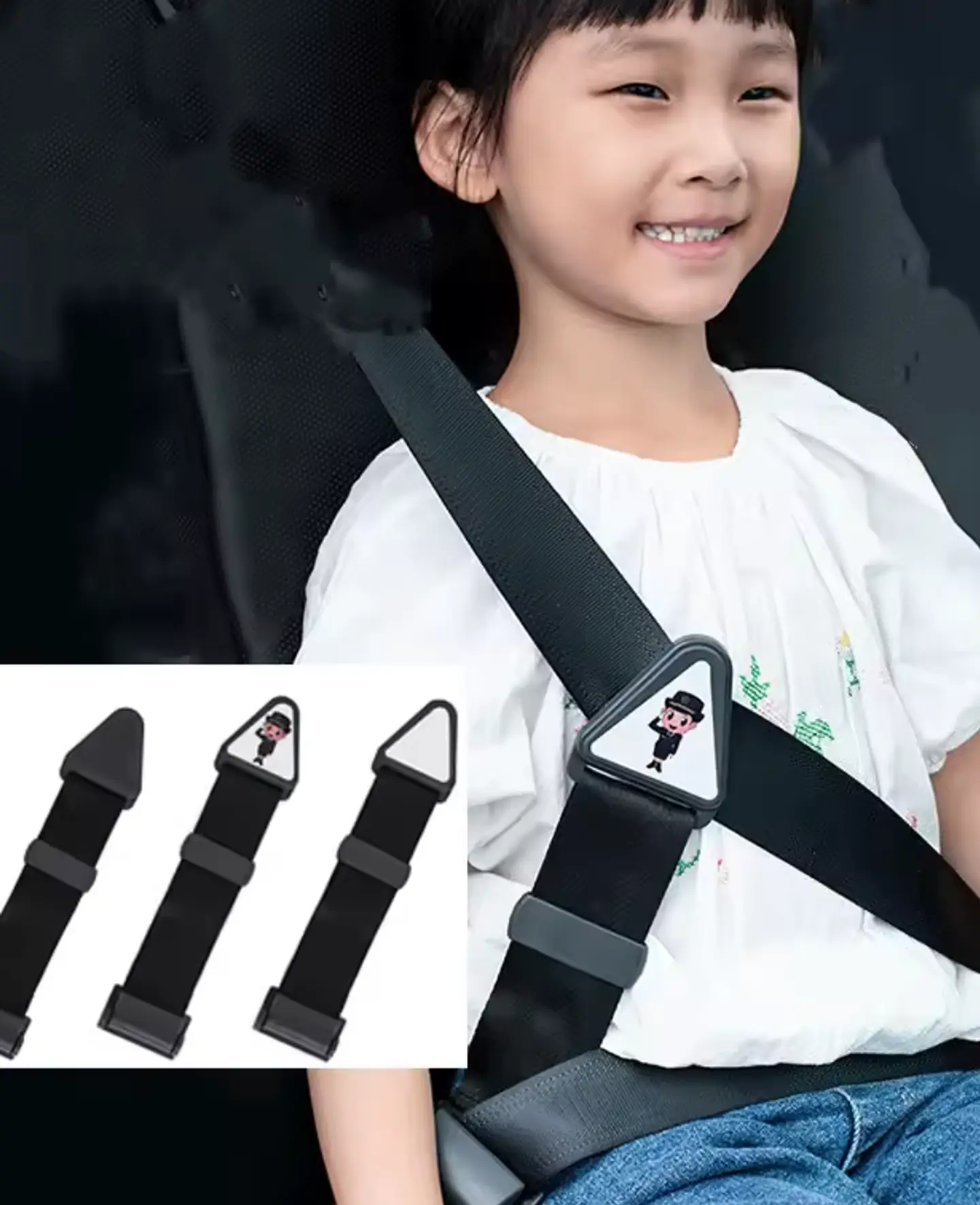 Ajustador De Cinturon De Seguridad Para Niños Con Pretensor 3