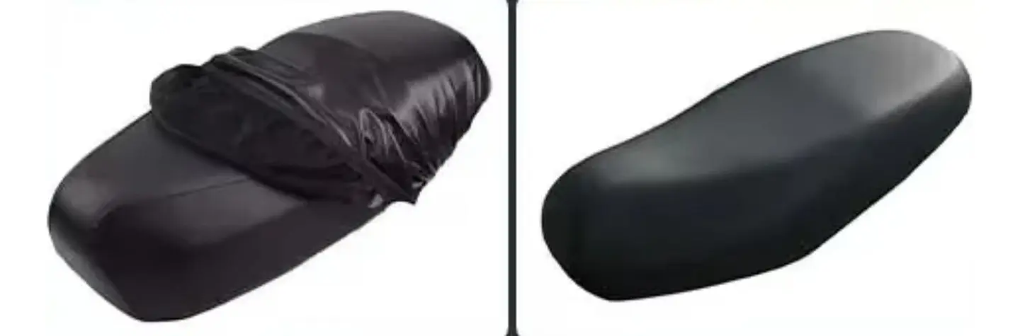Funda Cubre Asiento Malla Para Moto Térmica Universal Negro 7