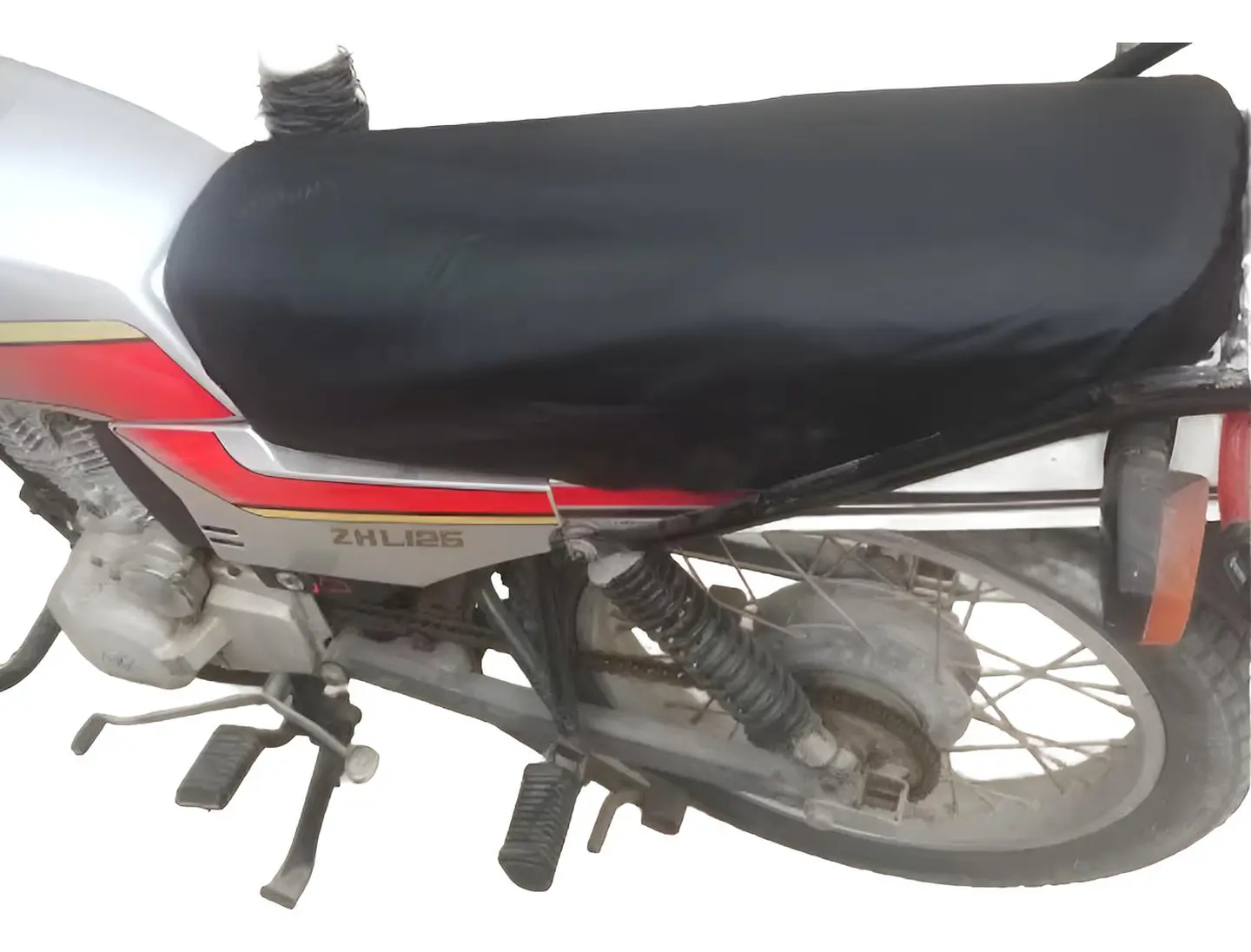Funda Cubre Asiento Malla Para Moto Térmica Universal Negro 8