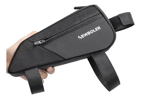 Bolso Para Bicicleta, Impermeable, Resistente, 1,2 L Negro