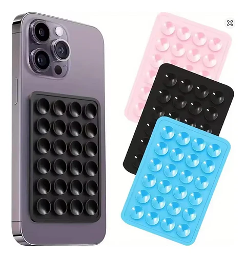 Funda Ventosa Universal Para iPhone, Samsung Y Xiaomi Negro Ventosa