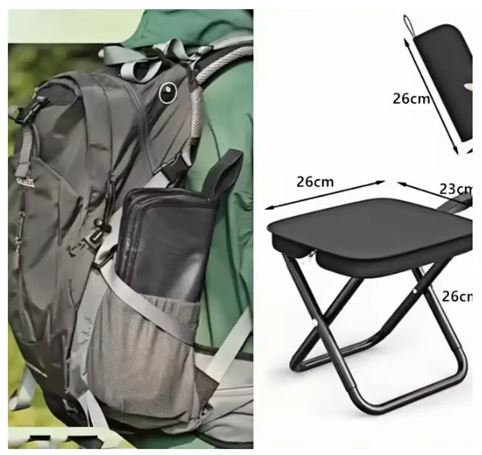 Piso plegable portatil camping asiento 4
