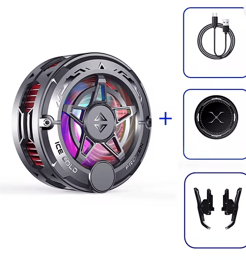 Enfriador ventilador congelador de celular - 4 grados