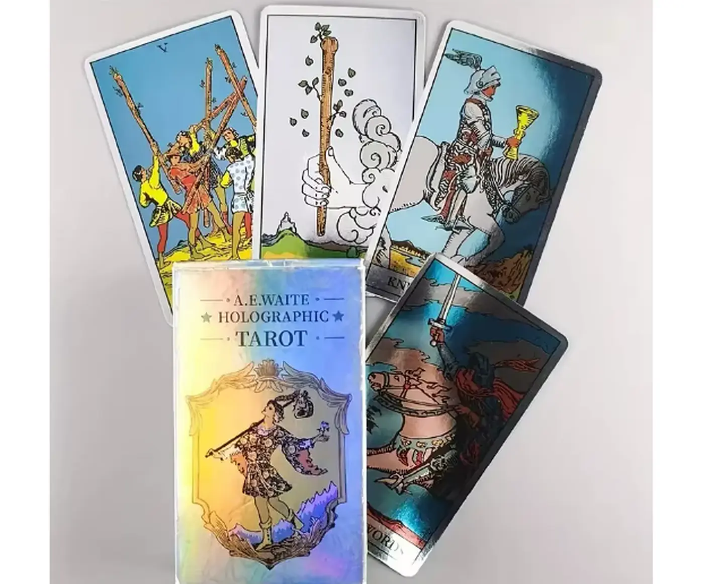 Tarot Clasico Holografico Principiantes Coleccionistas 3