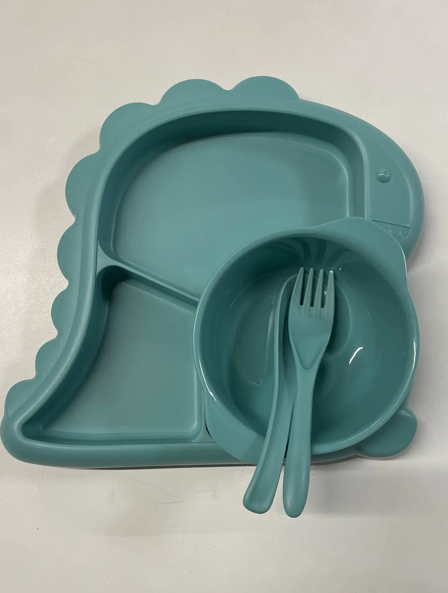 set plato cubiertos bebe para comer 4 piezas 2