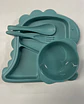 set plato cubiertos bebe para comer 4 piezas - Miniatura 3