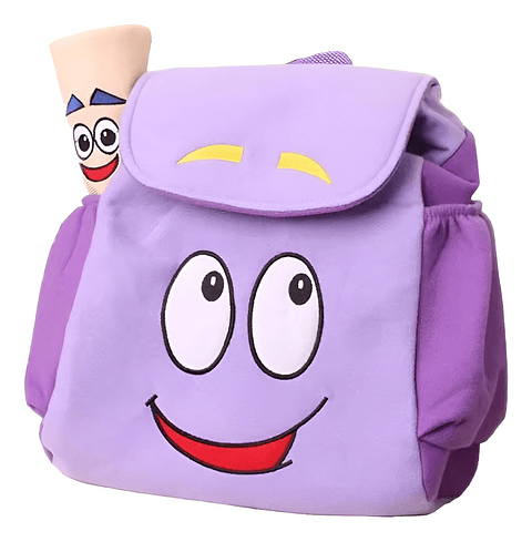 Mochila Dora La Exploradora Con Mapa