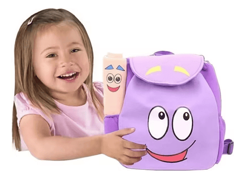 Mochila Dora La Exploradora Con Mapa