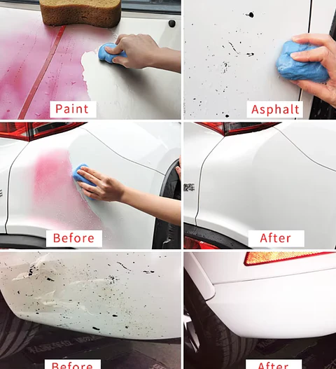 claybar arcilla limpieza descontaminar auto vehiculo limpieza