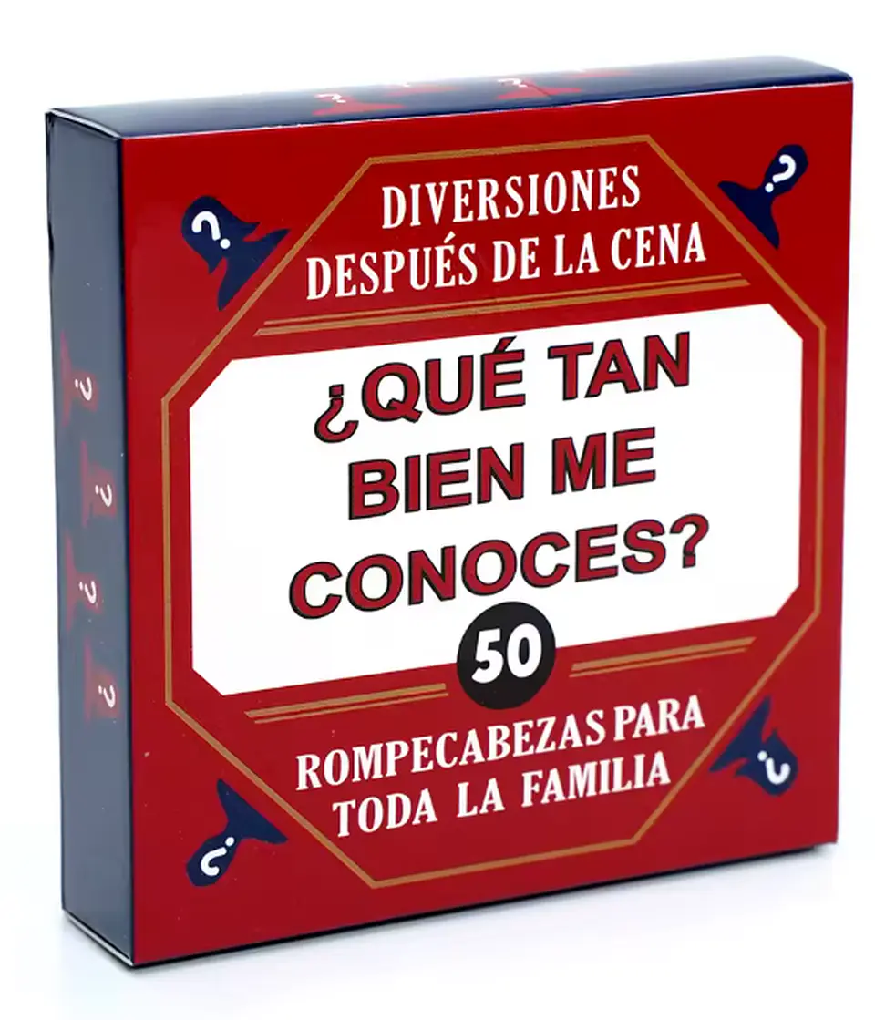 Que Tan Bien Me Conoces Juego Carta 1