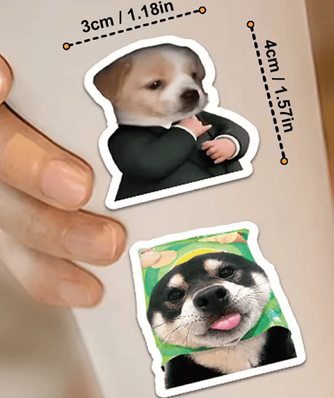 sticker perritos para pegar muy lindos memes