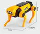 Juguete Solar Para Armar Niños Perro Y Gato Armable Gato Y Perro Amarillo - Miniatura 2