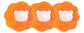 Removedor De Pelos Mascotas Quita Pelo Pelusa Lavadora 3pcs Naranja - Miniatura 1