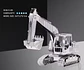Puzzle Metal retroexcavadora para armar regalo - Miniatura 6