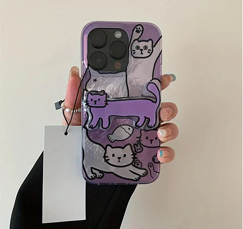 Carcasa Para iPhone Diseños Unicos (todos Los Modelos) Morado iPhone 13 - 14 - 15