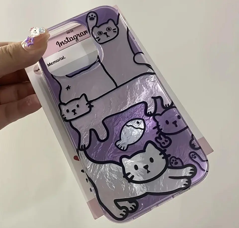Carcasa Para iPhone Diseños Unicos (todos Los Modelos) Morado iPhone 13 - 14 - 15 3