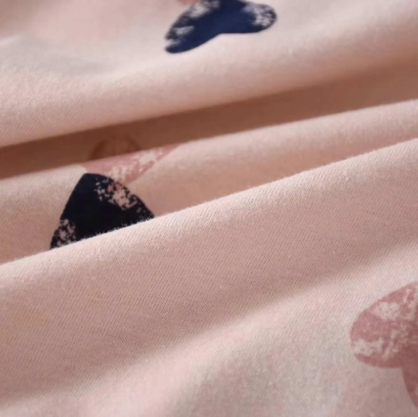 Pijama De Mujer Algodon Corazones Rosa Diseño Corazon S 3