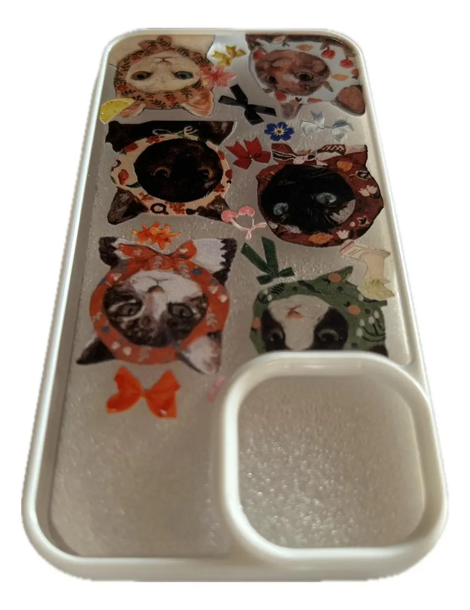 Carcasa Para iPhone Gatitos Gato Cariñositos Modelos Diseño Transparente iPhone 13. - 14 - 15 3