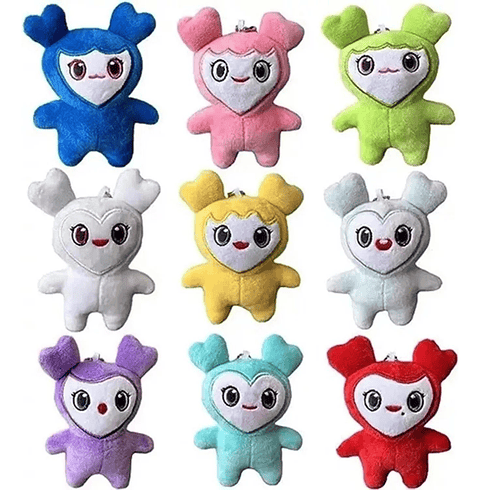 9uds Peluche Llavero Colgante Twice Lovely, K-pop, 100164 Color 9 Colors