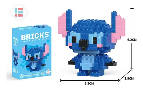 Juguete De Bloques De Construcción Armable Puzzle Stich 161 Stich