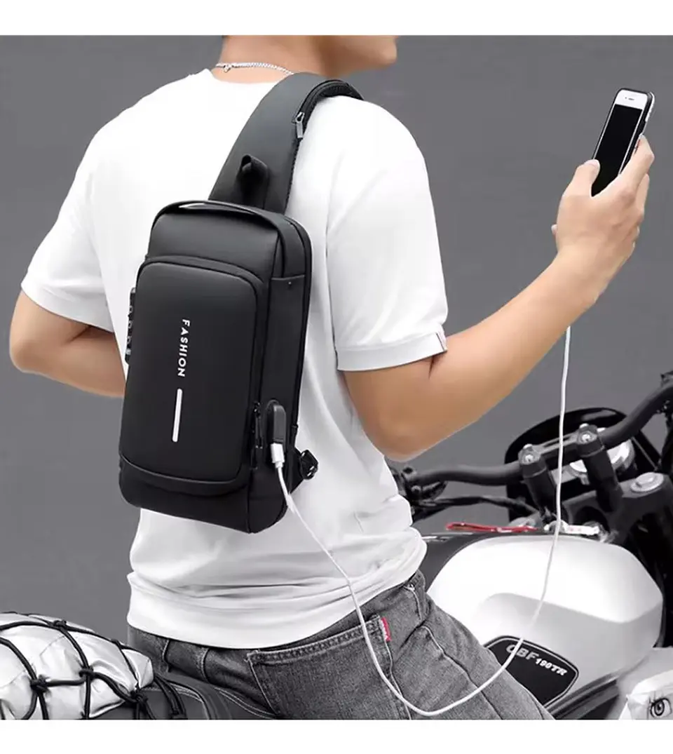 Bolso Cruzado Para Moto Motociclista 3