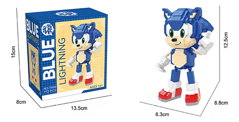 Figura Lego Sonic Armable Coleccion