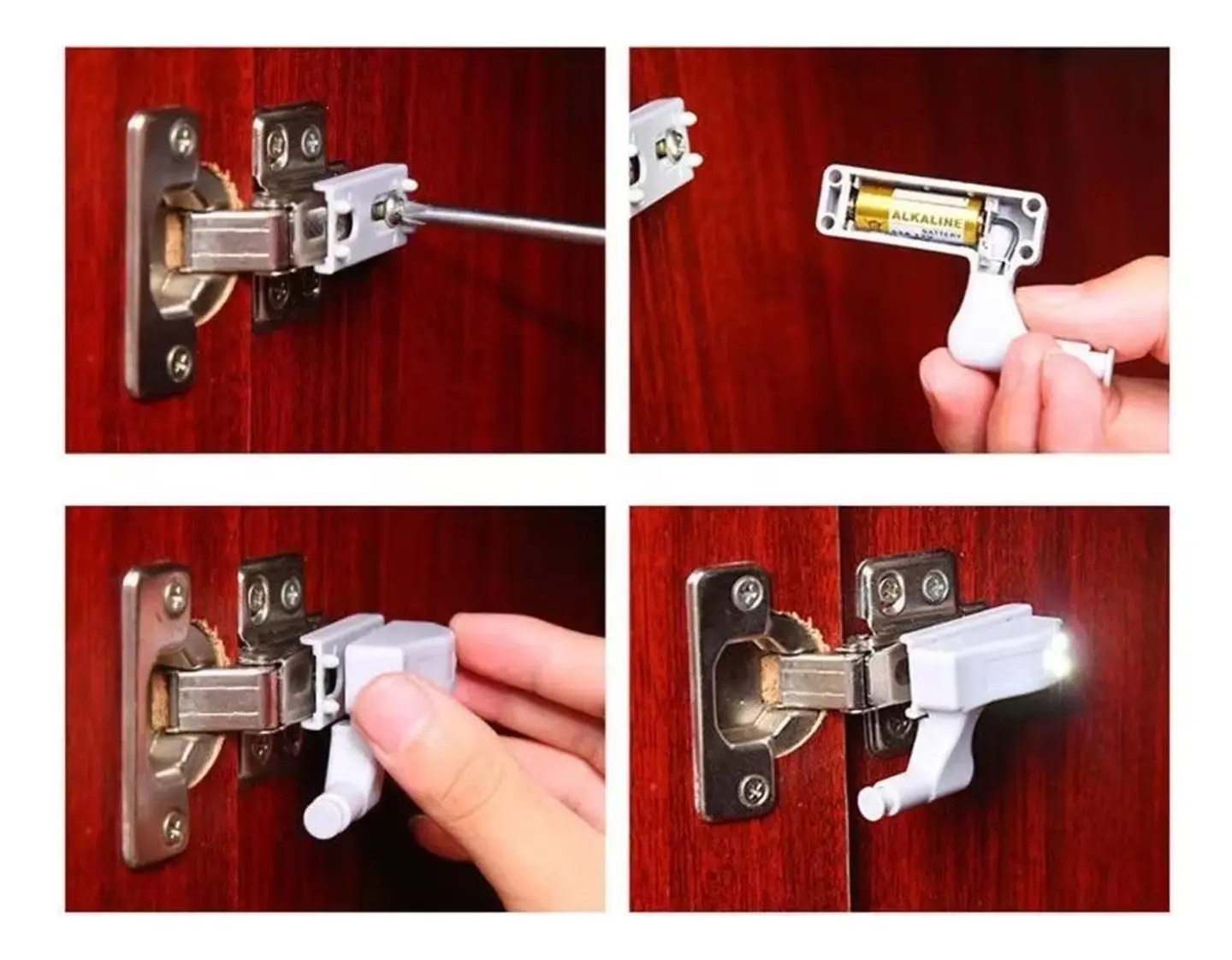 Luces Para Bisagra Oscuridad Mueble Y Despensa 7