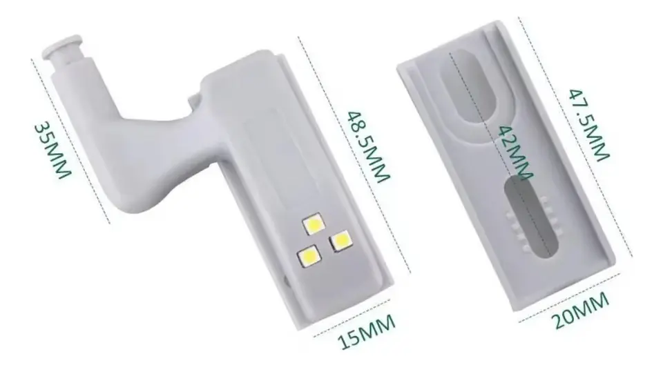 Luces Para Bisagra Oscuridad Mueble Y Despensa 8