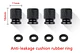 Tapa Metal Universal Neumaticos Suzuki Jimny Negro - Miniatura 3