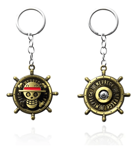 Pack Llavero Sticker Auto One Piece