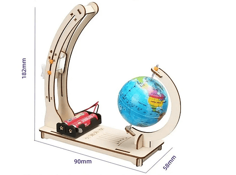 Globo Terraqueo Educativo con Luz Rotacion Tierra