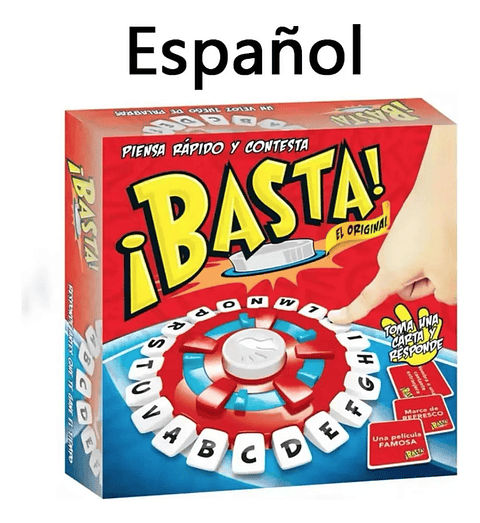 Juego De Mesa Basta, Piensa Rápido En Español