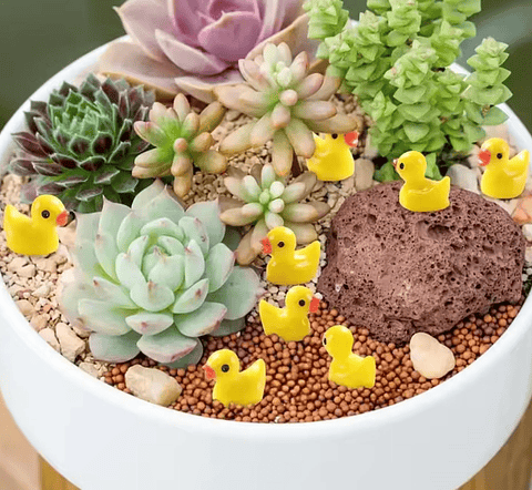 50 Patitos Patos De Resina Amarilla Para Juego Decoracion Amarillo