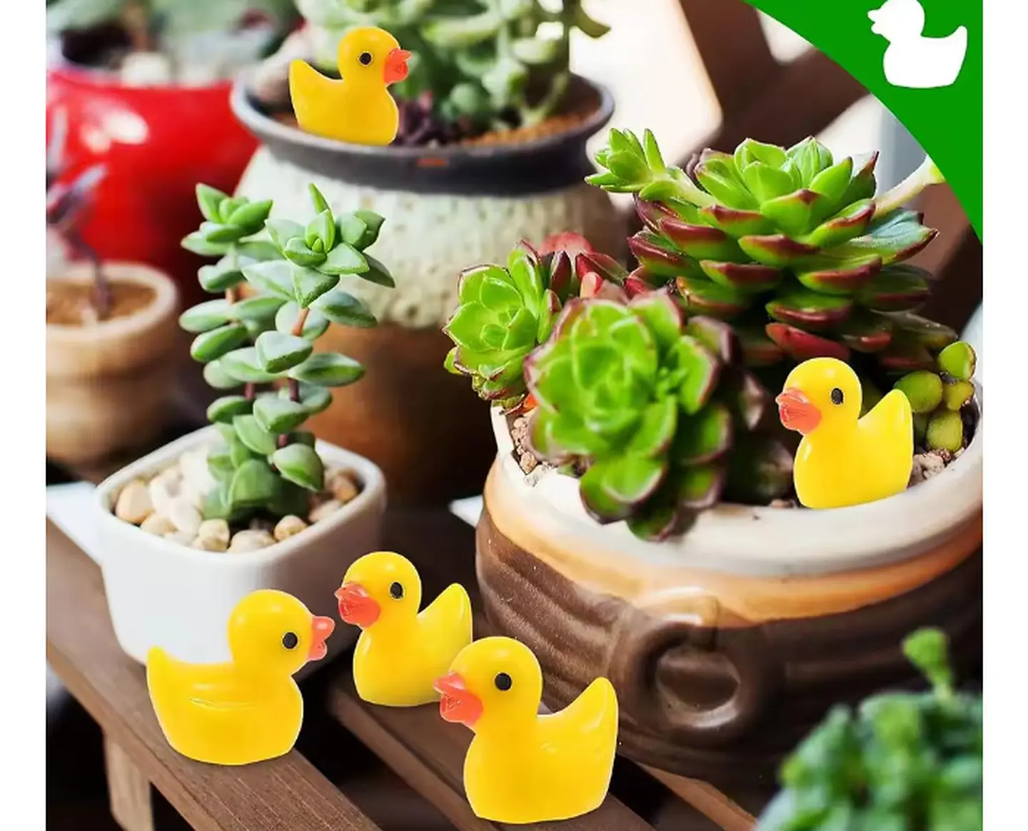 50 Patitos Patos De Resina Amarilla Para Juego Decoracion Amarillo 4