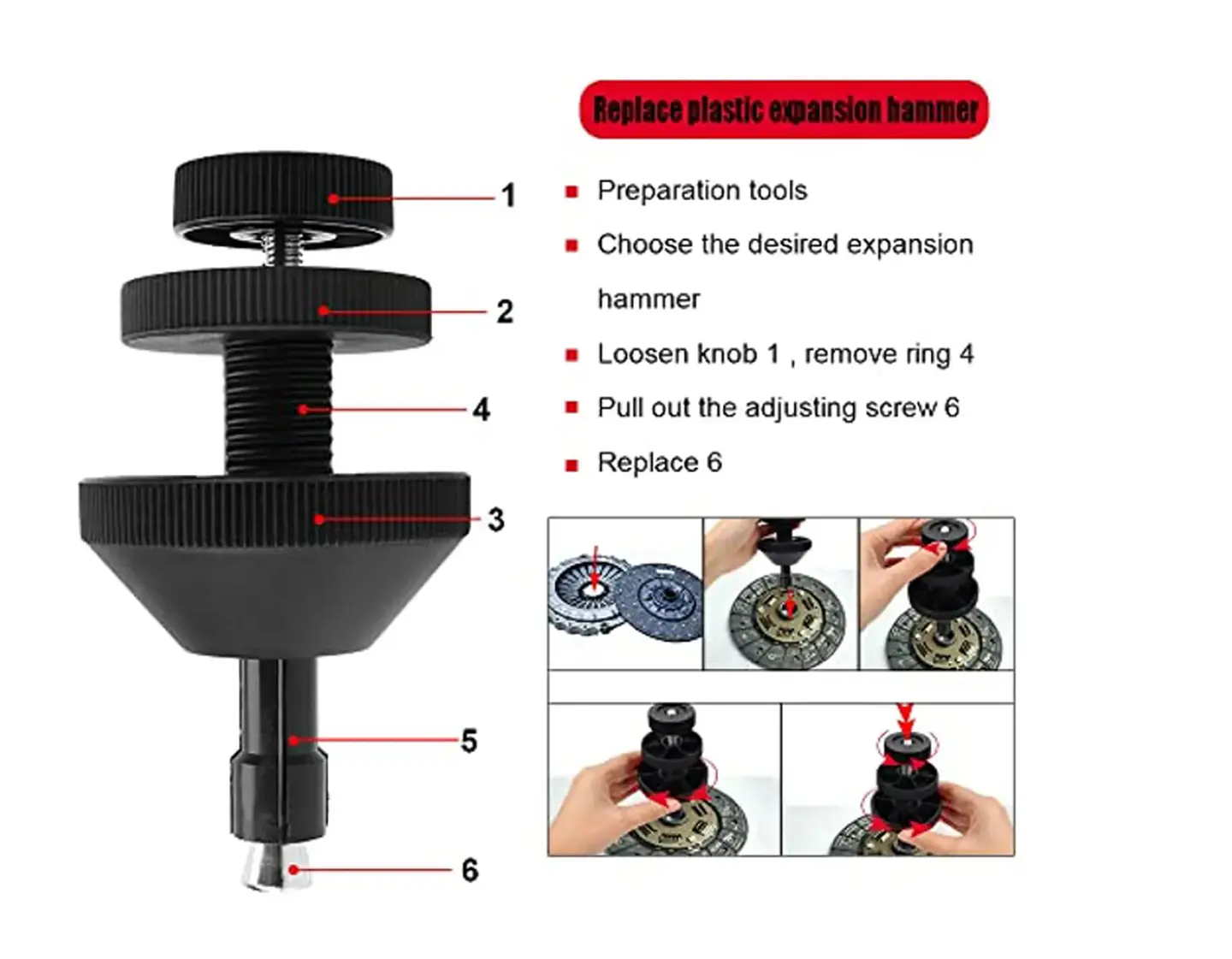 Calibrador embrague para autos vehiculos 3